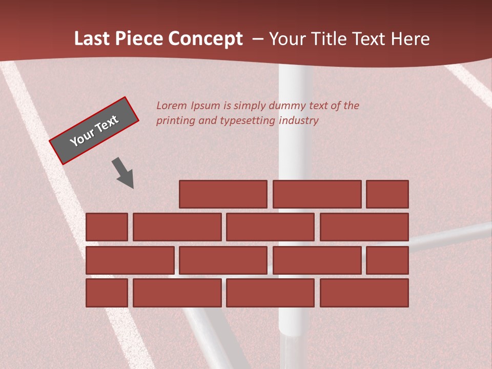 Athletics - Hurdle Close Up PowerPoint Template
