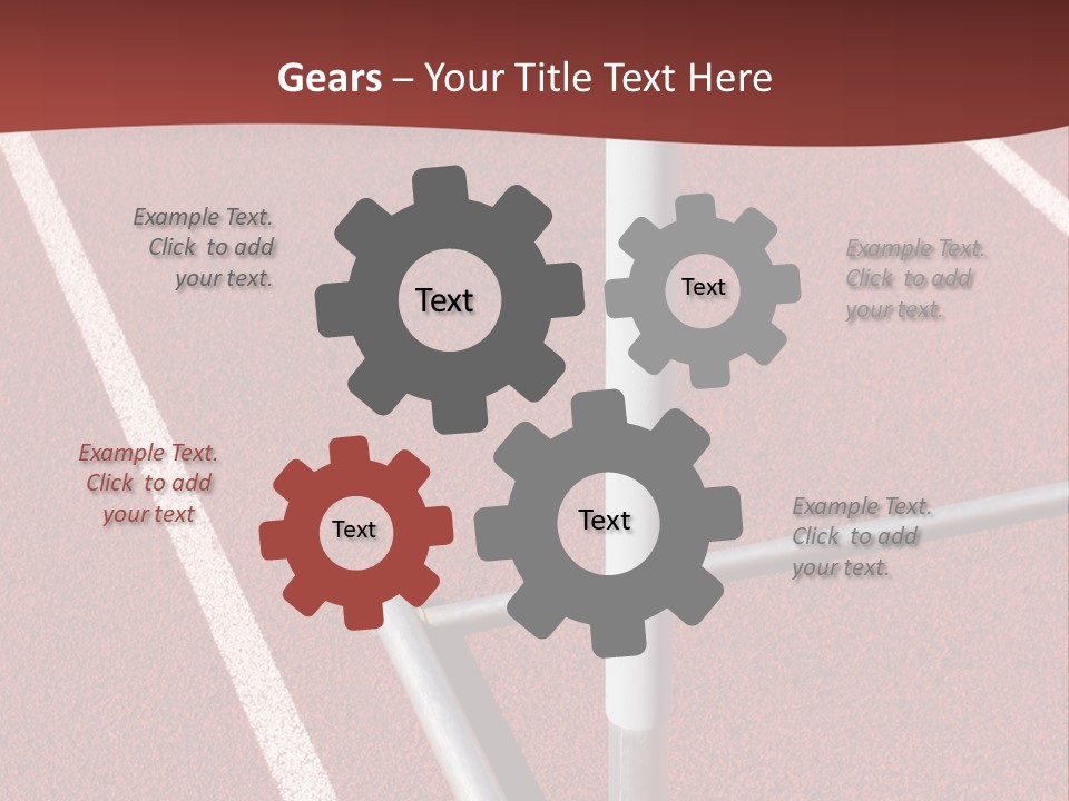 Athletics - Hurdle Close Up PowerPoint Template