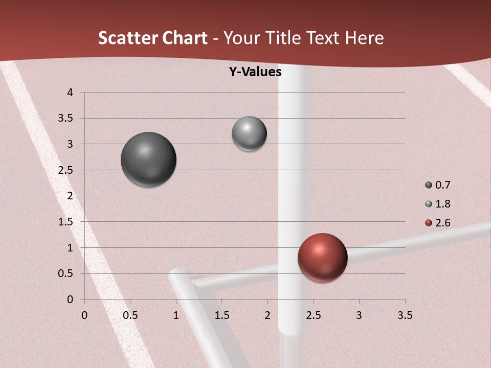 Athletics - Hurdle Close Up PowerPoint Template