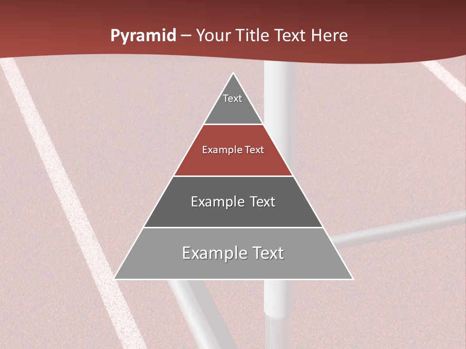 Athletics - Hurdle Close Up PowerPoint Template