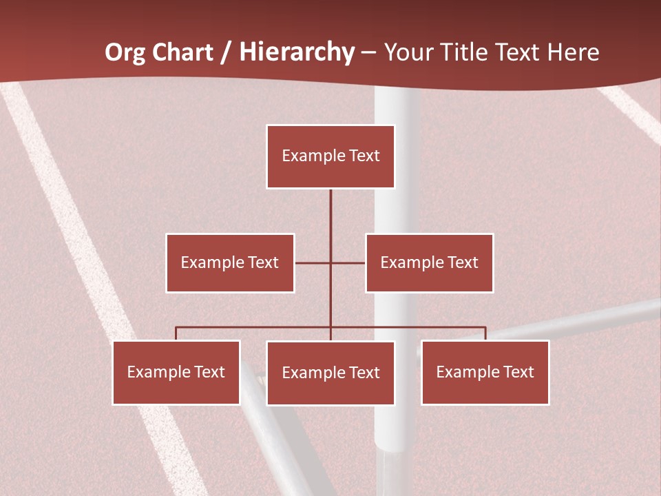 Athletics - Hurdle Close Up PowerPoint Template
