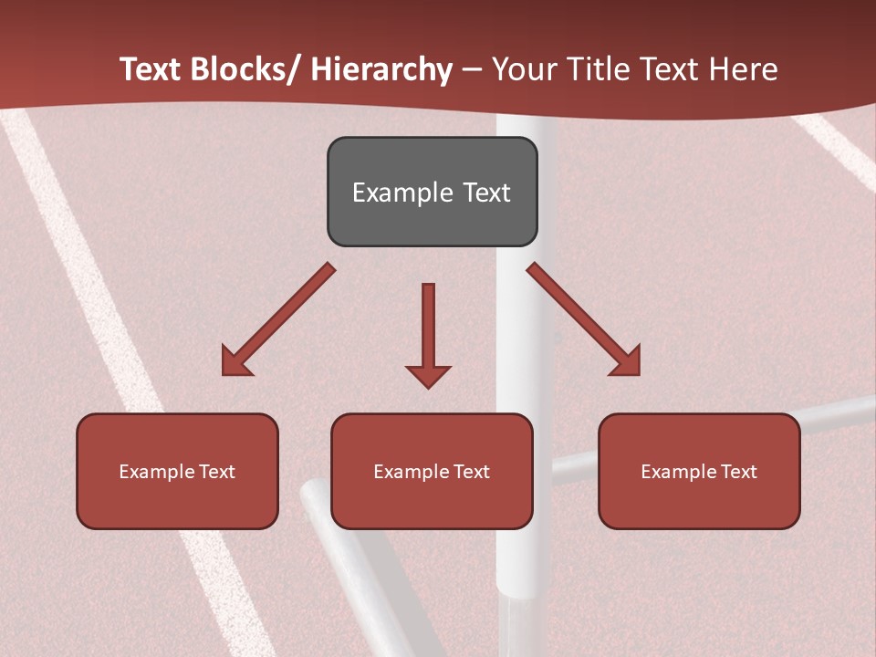 Athletics - Hurdle Close Up PowerPoint Template