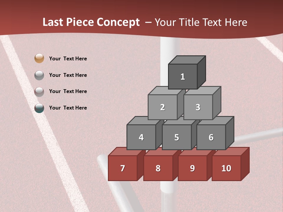 Athletics - Hurdle Close Up PowerPoint Template