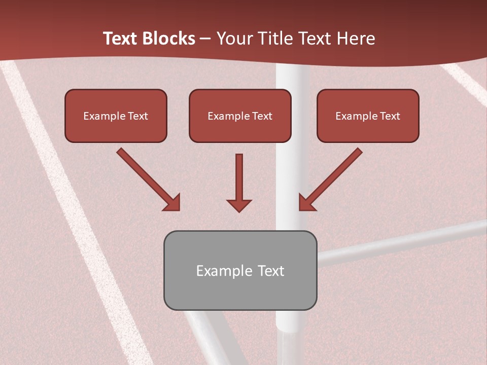 Athletics - Hurdle Close Up PowerPoint Template