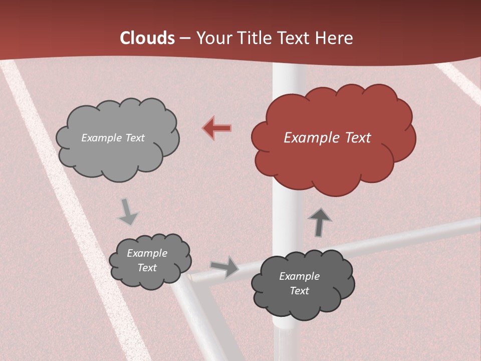 Athletics - Hurdle Close Up PowerPoint Template