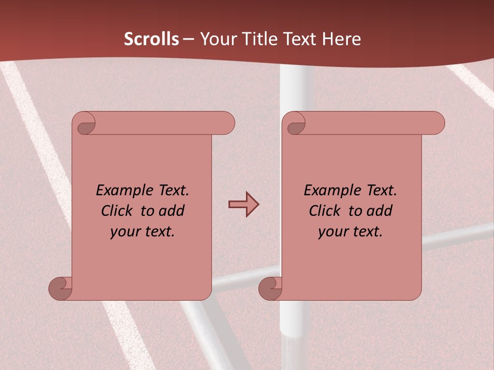 Athletics - Hurdle Close Up PowerPoint Template