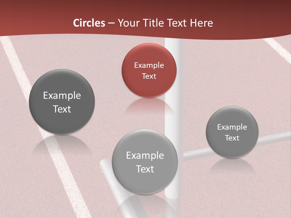 Athletics - Hurdle Close Up PowerPoint Template