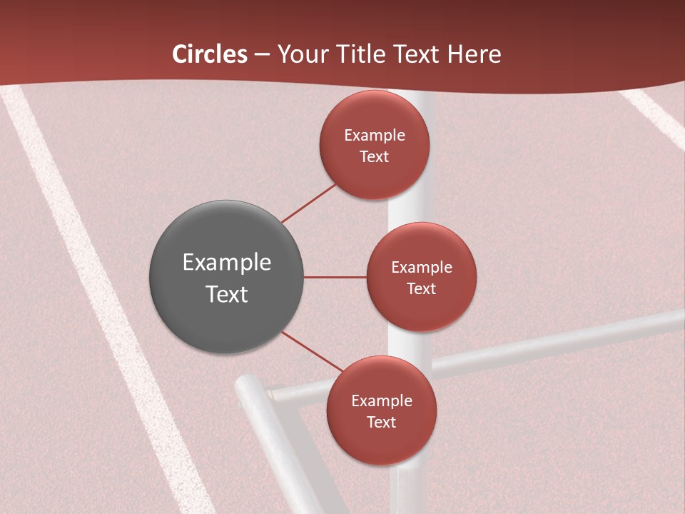 Athletics - Hurdle Close Up PowerPoint Template