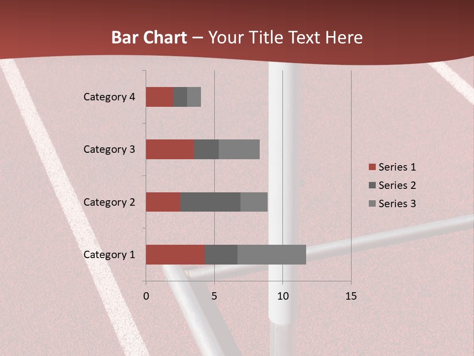 Athletics - Hurdle Close Up PowerPoint Template