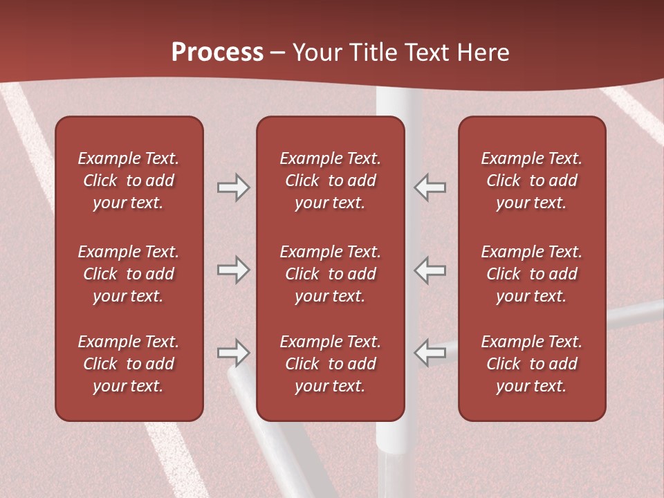 Athletics - Hurdle Close Up PowerPoint Template