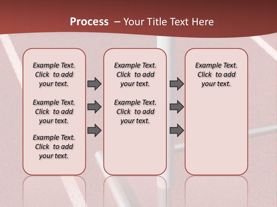 Athletics - Hurdle Close Up PowerPoint Template