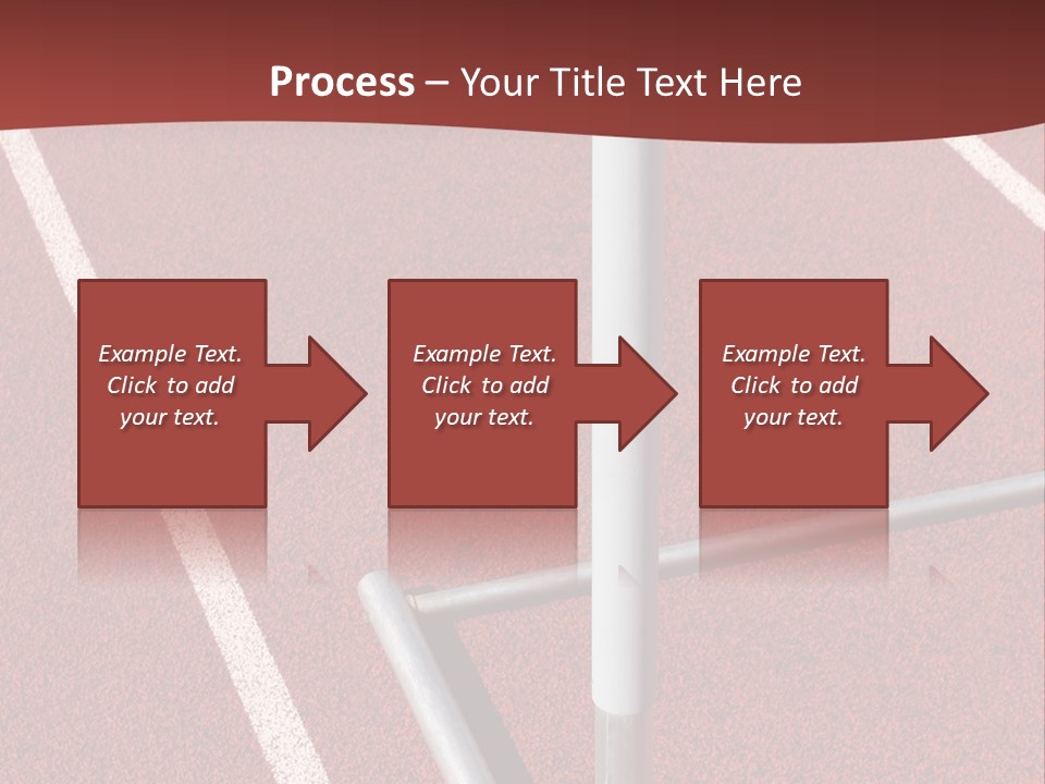 Athletics - Hurdle Close Up PowerPoint Template