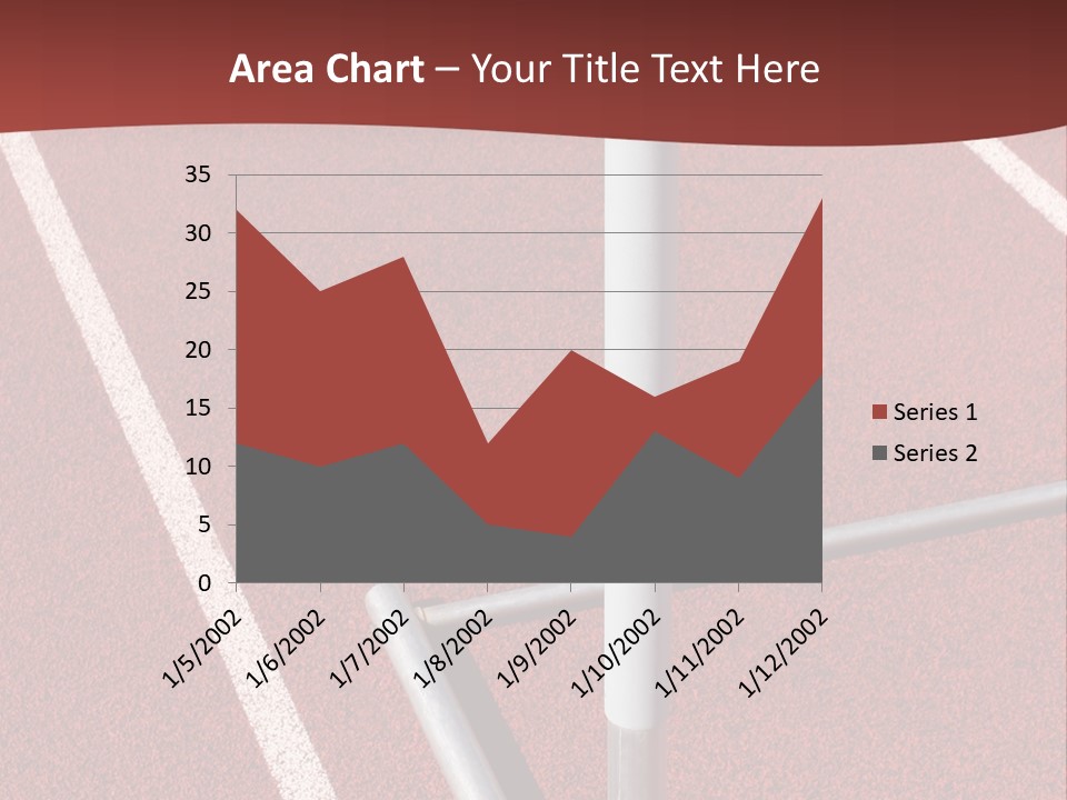 Athletics - Hurdle Close Up PowerPoint Template