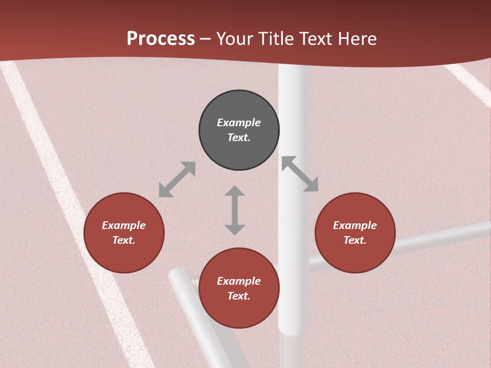 Athletics - Hurdle Close Up PowerPoint Template