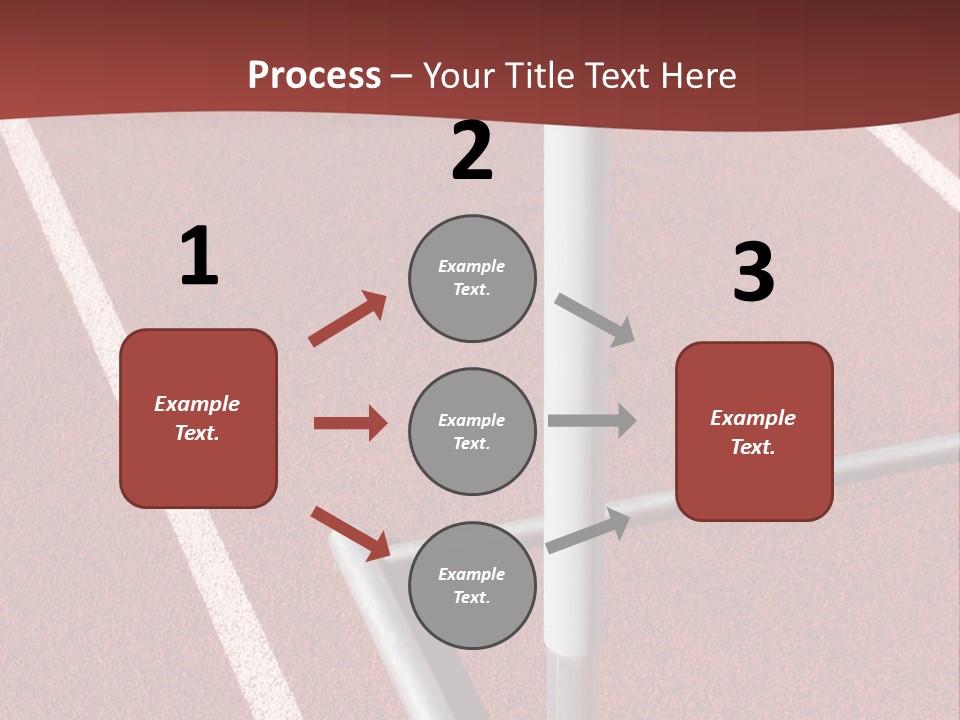Athletics - Hurdle Close Up PowerPoint Template