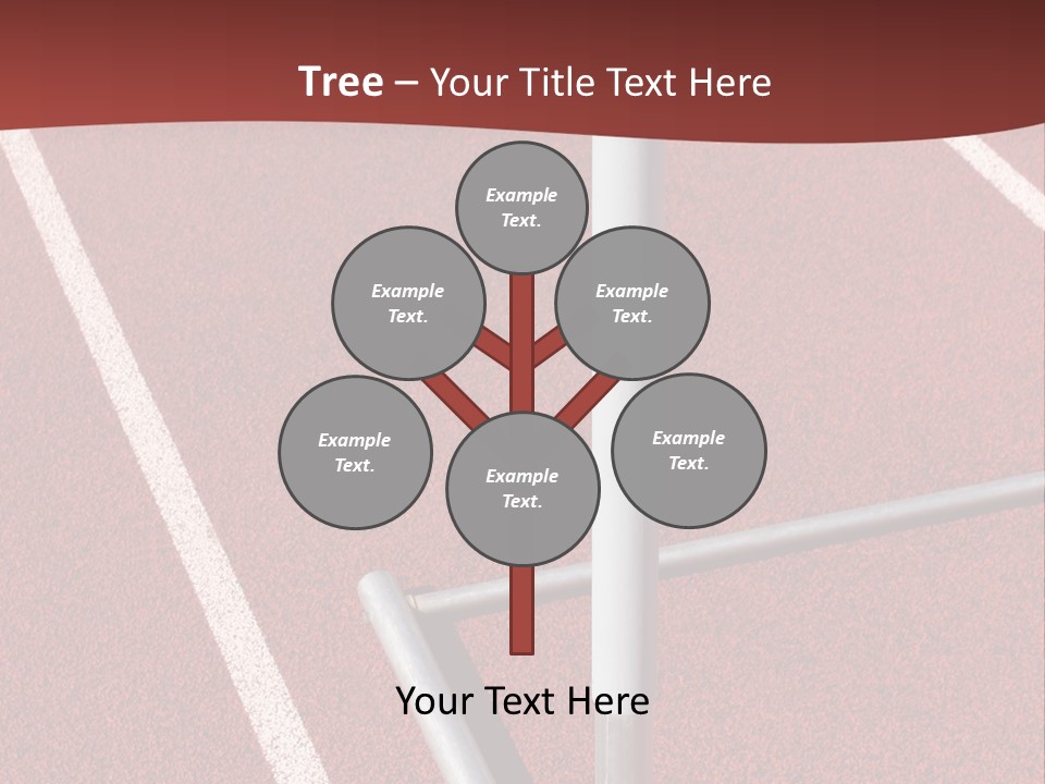 Athletics - Hurdle Close Up PowerPoint Template