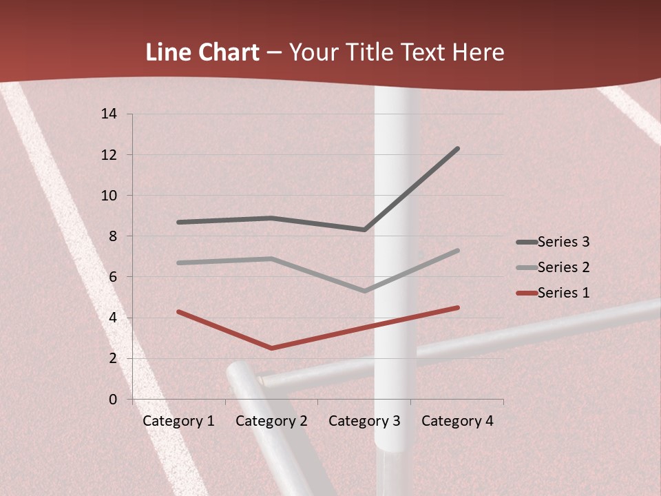 Athletics - Hurdle Close Up PowerPoint Template