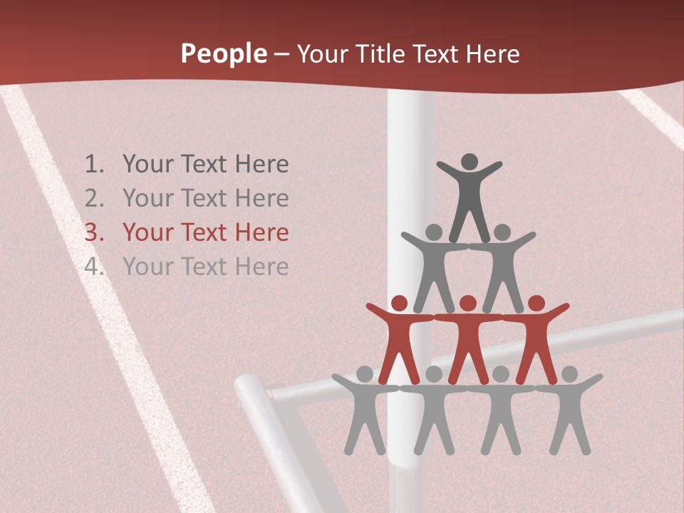 Athletics - Hurdle Close Up PowerPoint Template