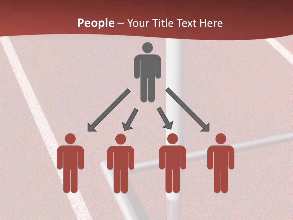 Athletics - Hurdle Close Up PowerPoint Template