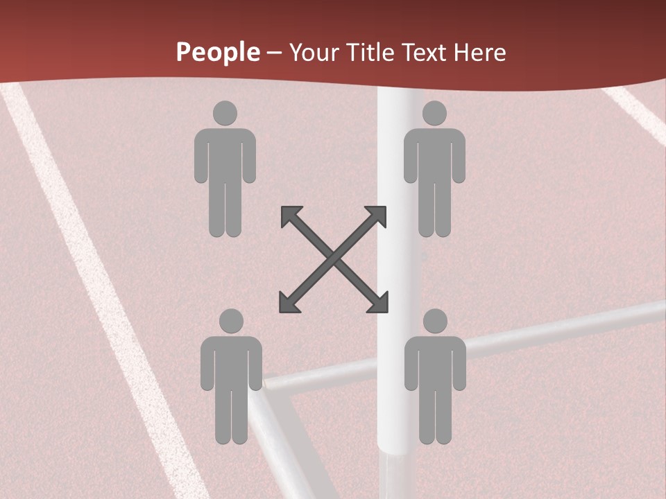 Athletics - Hurdle Close Up PowerPoint Template
