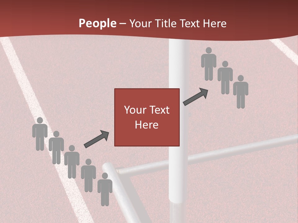 Athletics - Hurdle Close Up PowerPoint Template
