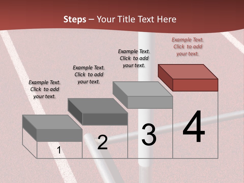 Athletics - Hurdle Close Up PowerPoint Template