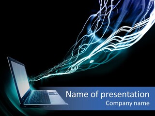 Laptop PowerPoint Template