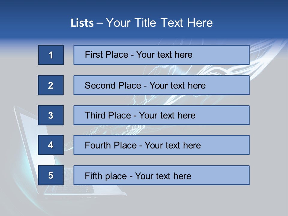 Laptop PowerPoint Template