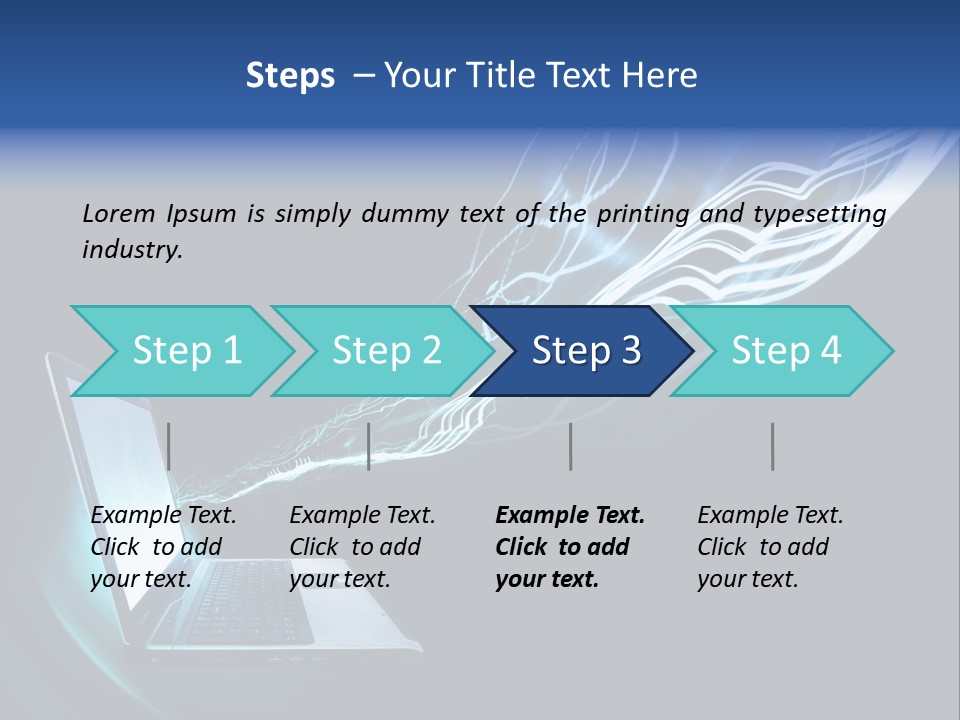 Laptop PowerPoint Template