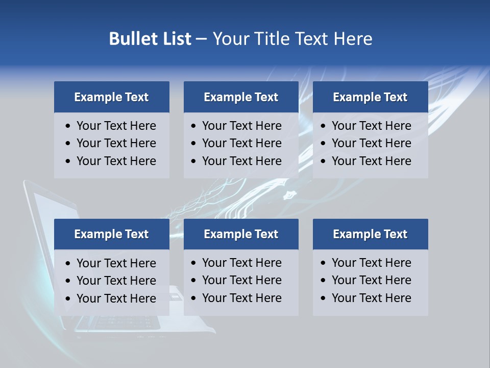 Laptop PowerPoint Template