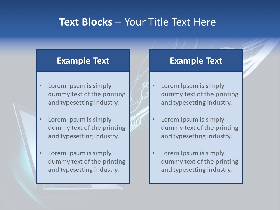 Laptop PowerPoint Template