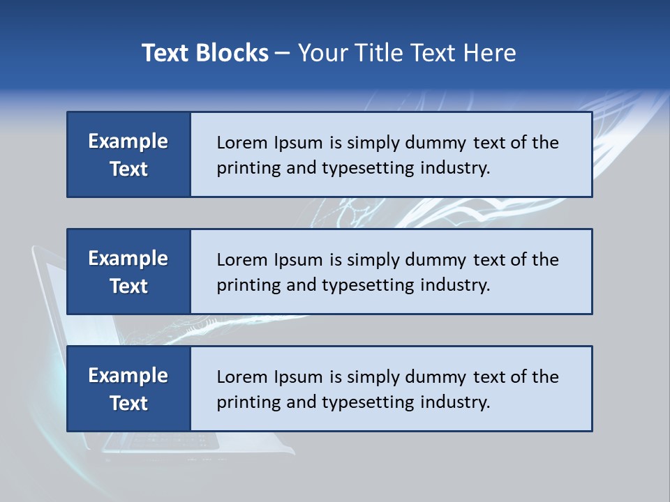 Laptop PowerPoint Template