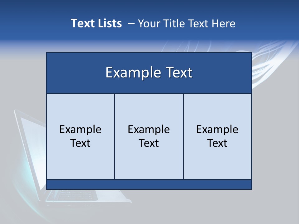 Laptop PowerPoint Template