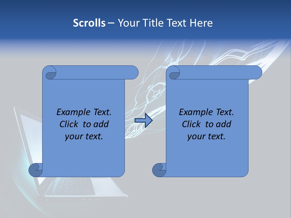 Laptop PowerPoint Template