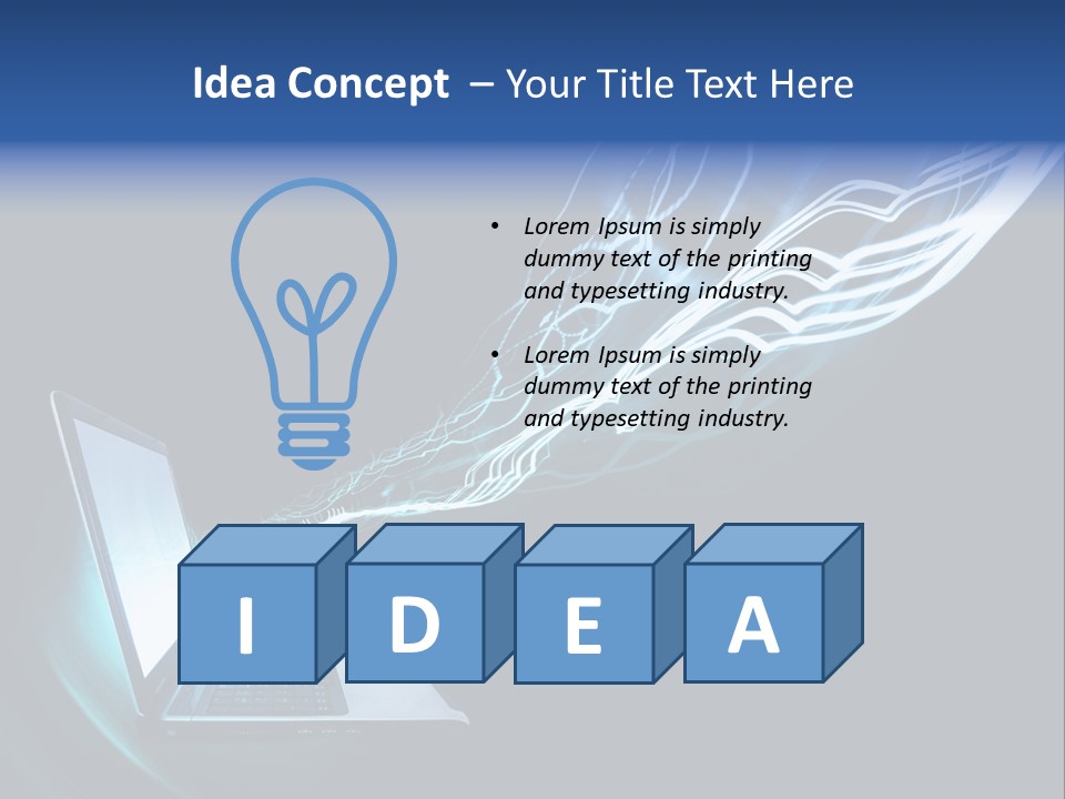 Laptop PowerPoint Template