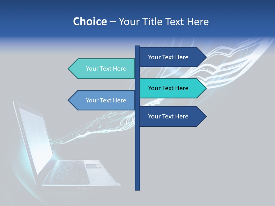 Laptop PowerPoint Template