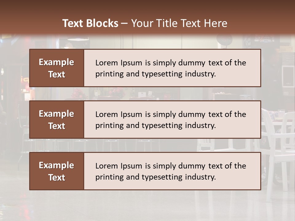 Rosecoco Bean On White Background PowerPoint Template