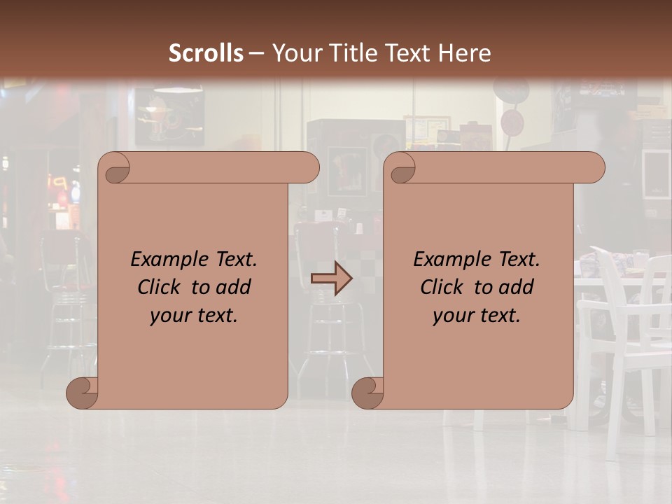 Rosecoco Bean On White Background PowerPoint Template