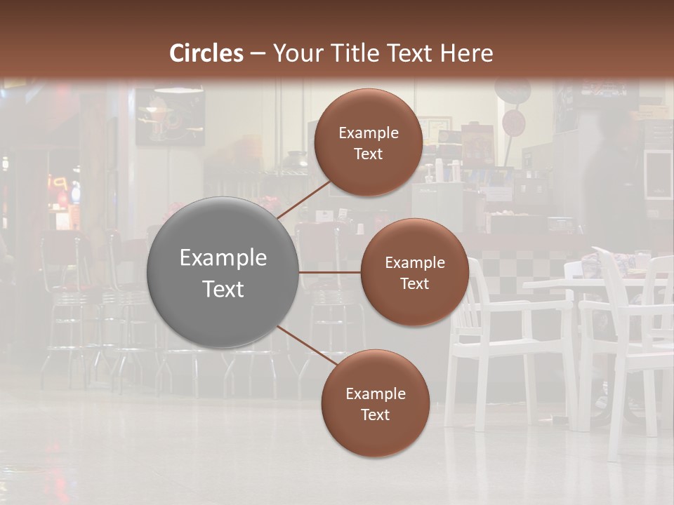 Rosecoco Bean On White Background PowerPoint Template