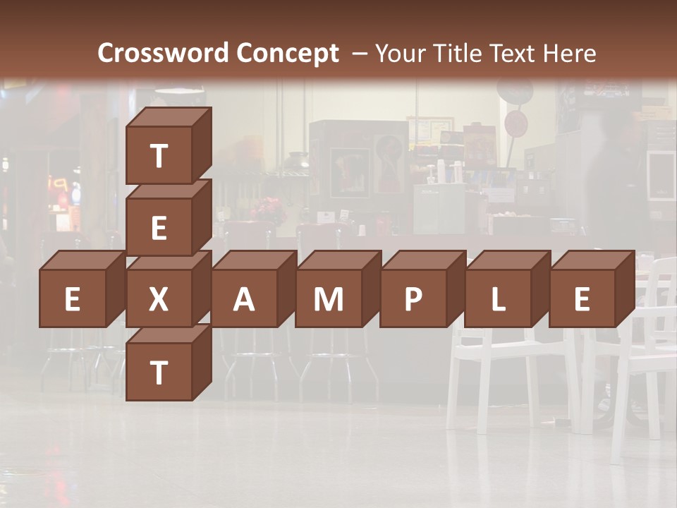 Rosecoco Bean On White Background PowerPoint Template