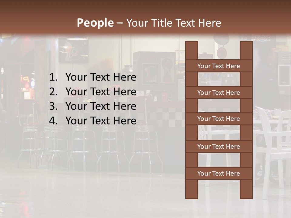 Rosecoco Bean On White Background PowerPoint Template