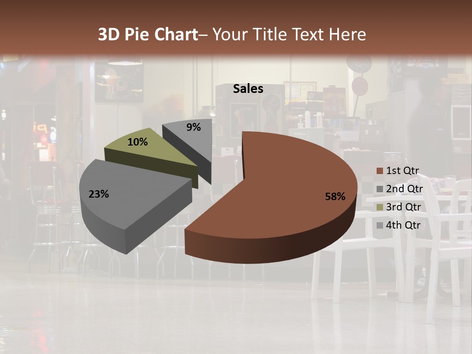 Rosecoco Bean On White Background PowerPoint Template