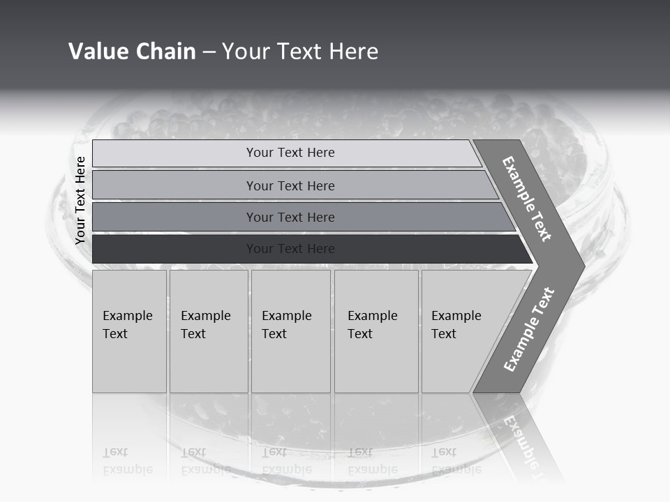 Black Caviar In A Glass Jar On A White Background PowerPoint Template