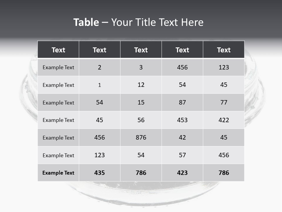 Black Caviar In A Glass Jar On A White Background PowerPoint Template