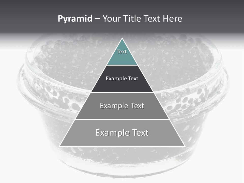 Black Caviar In A Glass Jar On A White Background PowerPoint Template