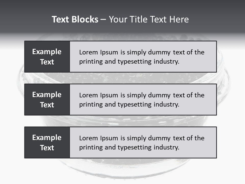 Black Caviar In A Glass Jar On A White Background PowerPoint Template