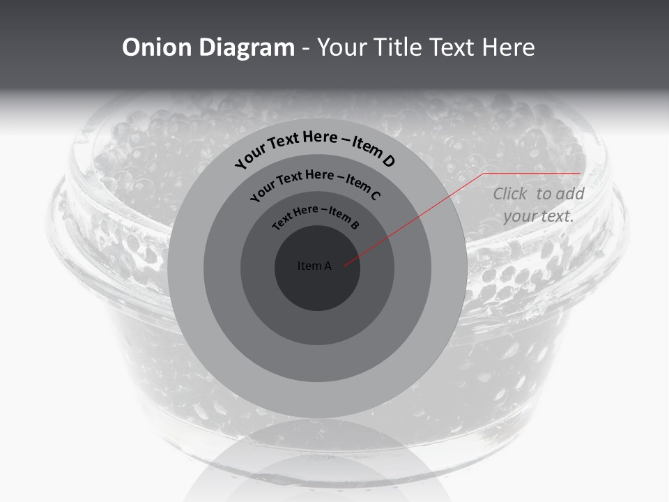 Black Caviar In A Glass Jar On A White Background PowerPoint Template