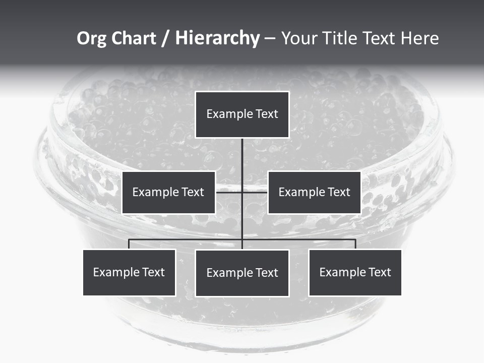 Black Caviar In A Glass Jar On A White Background PowerPoint Template