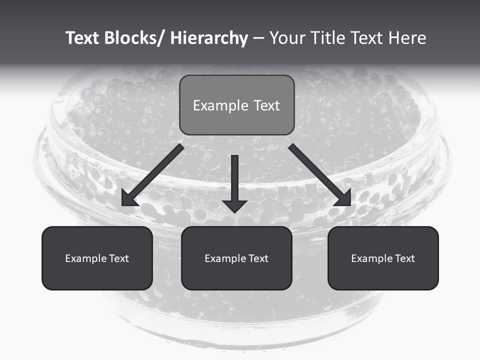 Black Caviar In A Glass Jar On A White Background PowerPoint Template