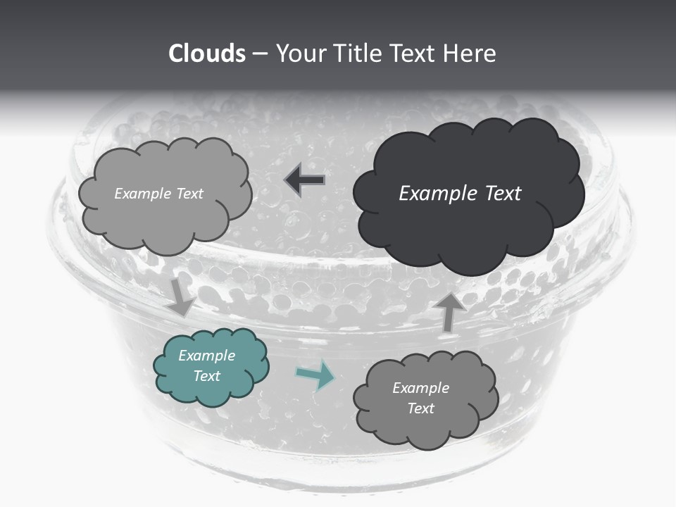 Black Caviar In A Glass Jar On A White Background PowerPoint Template